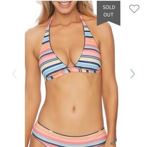 🌴 Splendid take wing stripe bikini top